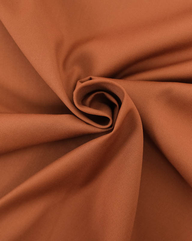 Sergé Twill Polyviscose châtaigne